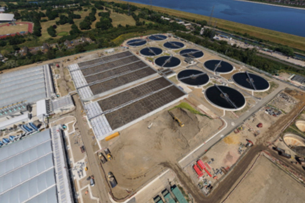 Deephams waste water treatment plant