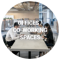 offices coworking spaces